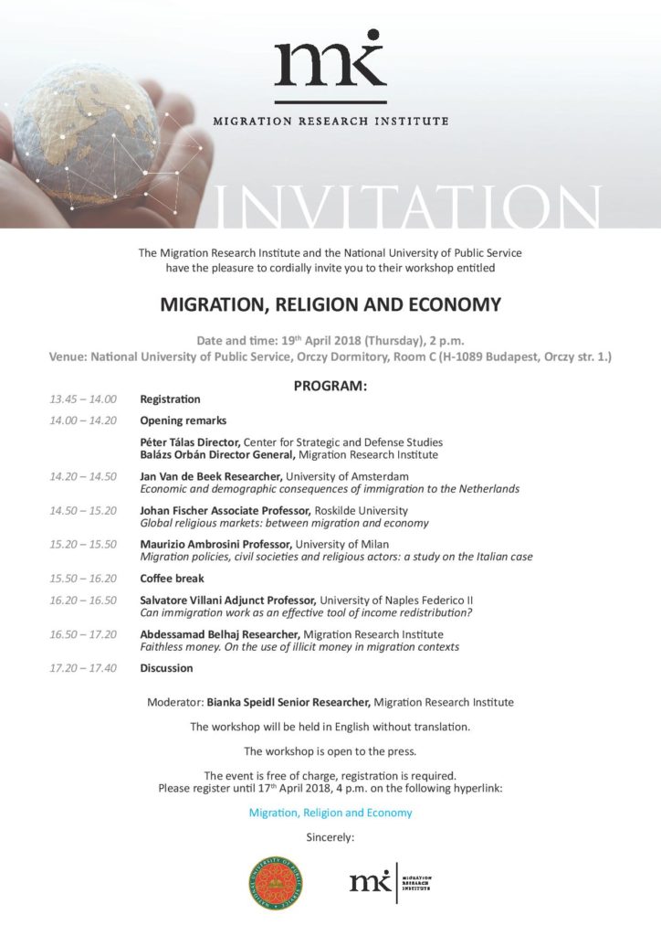 Migration, Religion and Economy