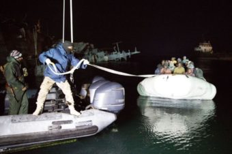 A közel-keleti embercsempészet