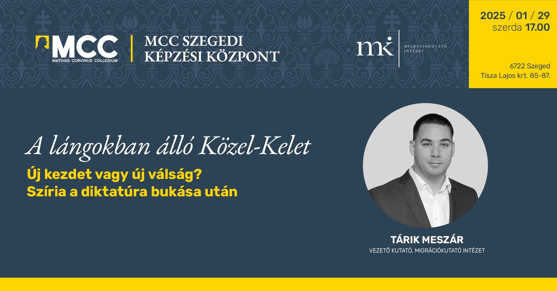 A lángokban álló Közel-Kelet - Új kezdet vagy új válság? Szíria a diktatúra bukása után