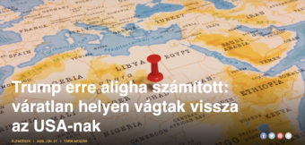 Trump erre aligha számított: váratlan helyen vágtak vissza az USA-nak