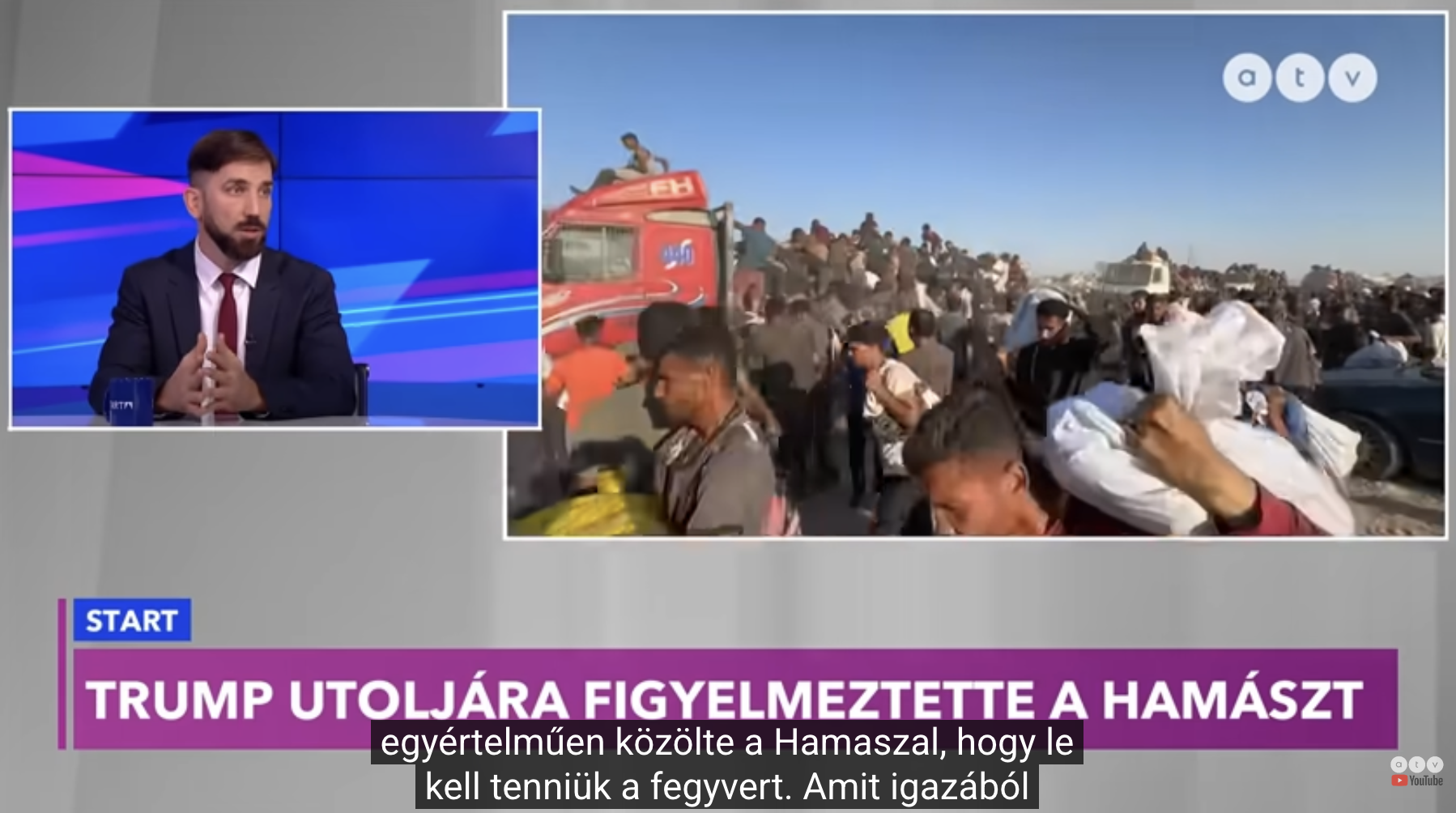 Végső figyelmeztetést küldött a Hamásznak Donald Trump
