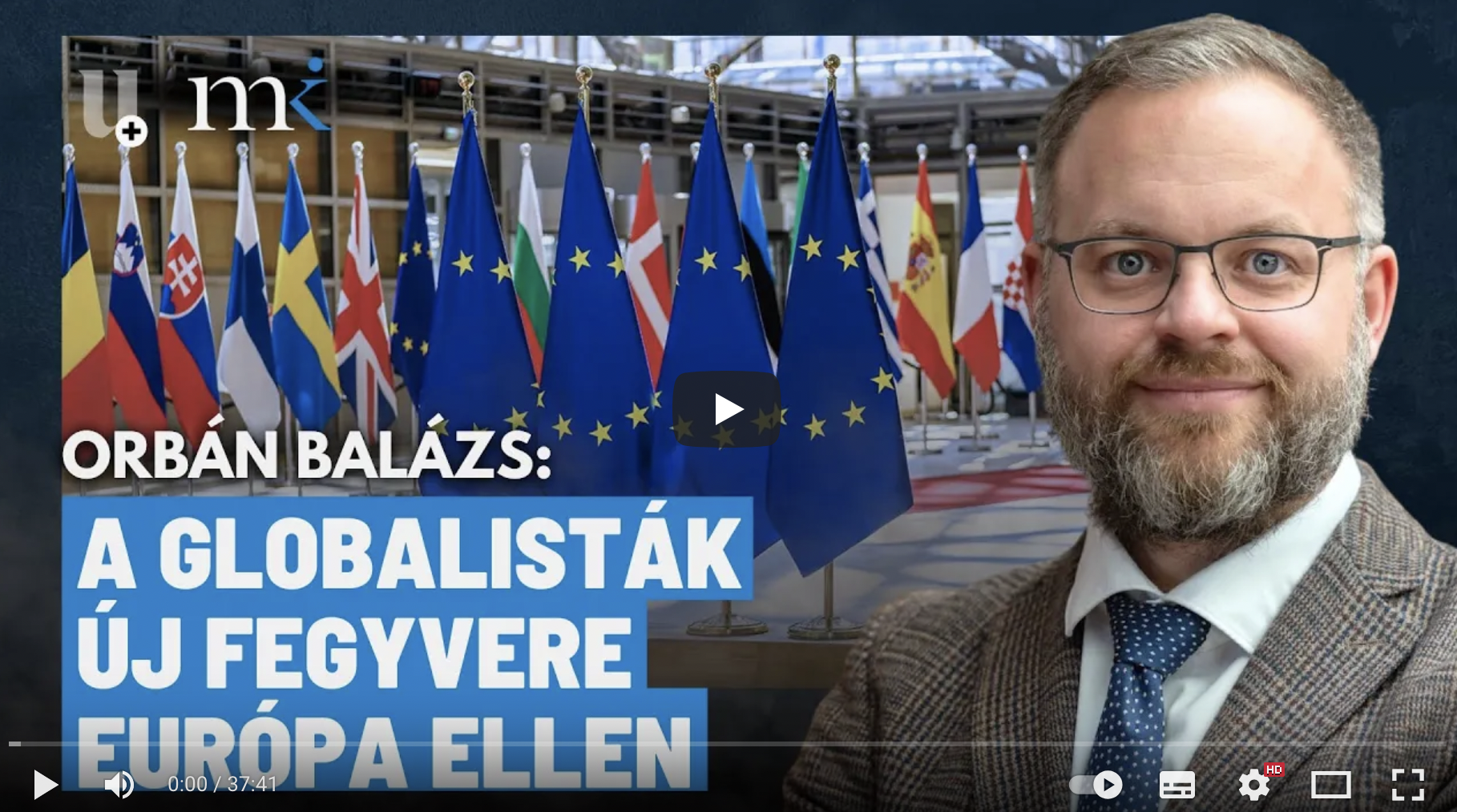 Megdöbbentő: ezzel a fegyverrel zsarolják Európát - Orbán Balázs