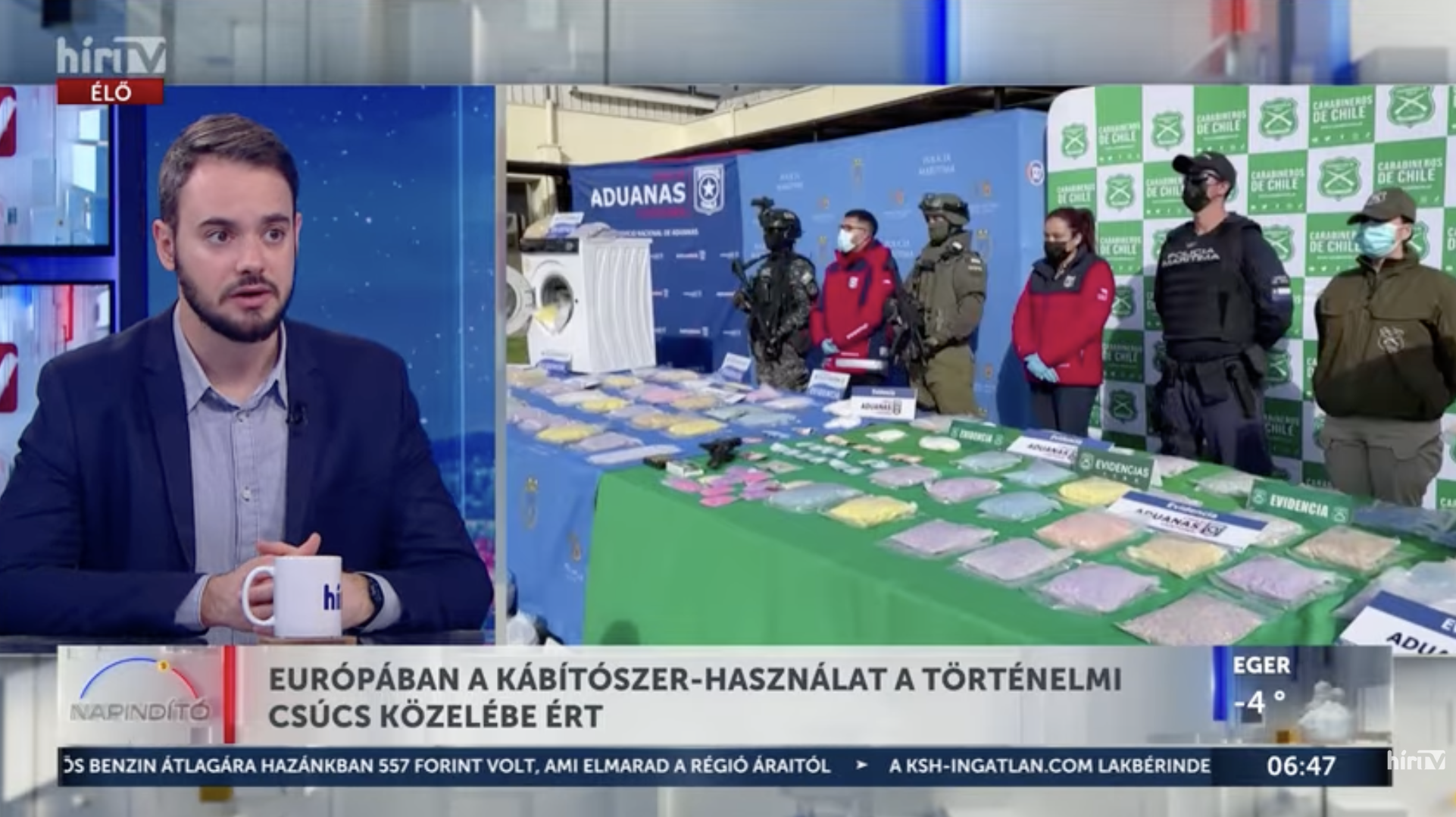 Európában a kábítószer-használat a történelmi csúcs közelébe ért