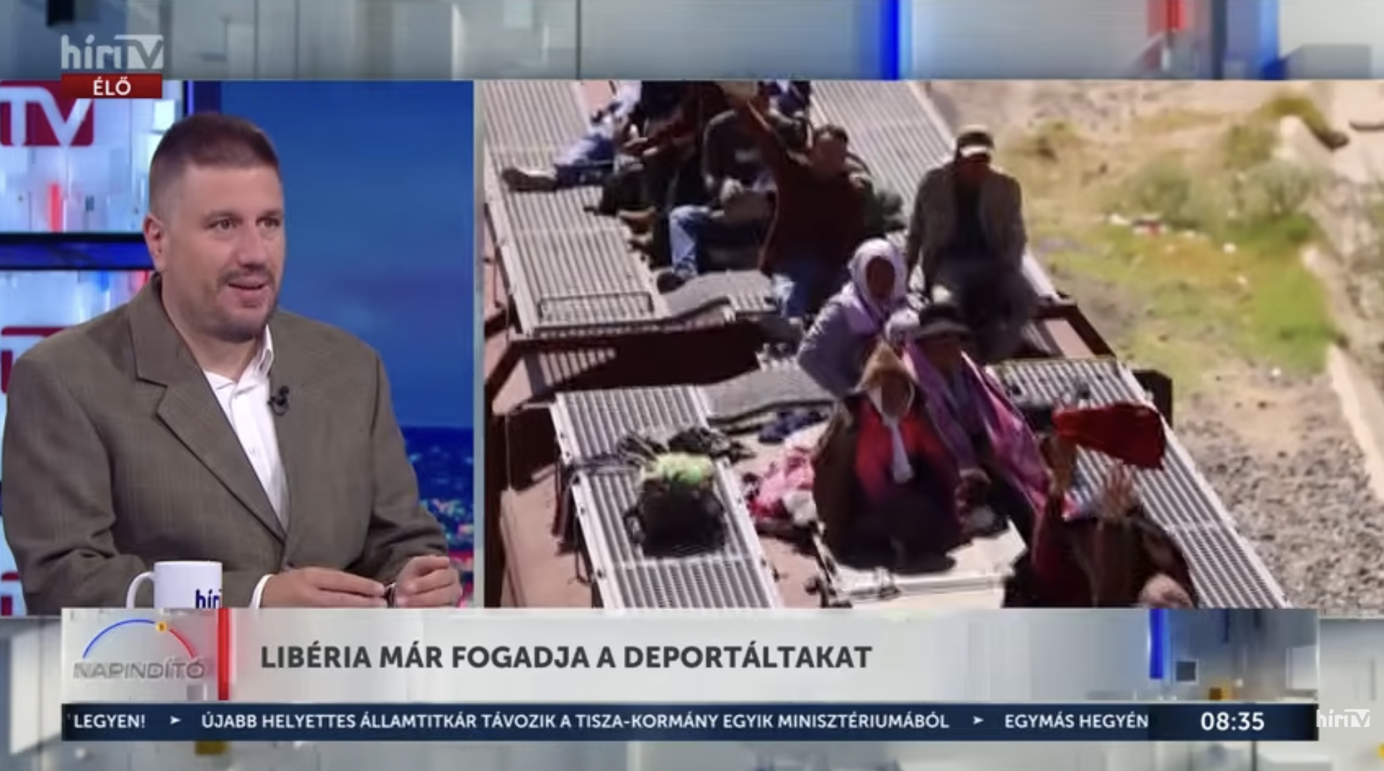 Latin-amerikai migránsokat deportált Libériába az USA Latin-amerikai migránsokat deportált Libériába az USA